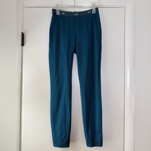 REI Co-Op Kids Base Layer Leggings Teal Blue Green Size Large 14-16 Hike Winter